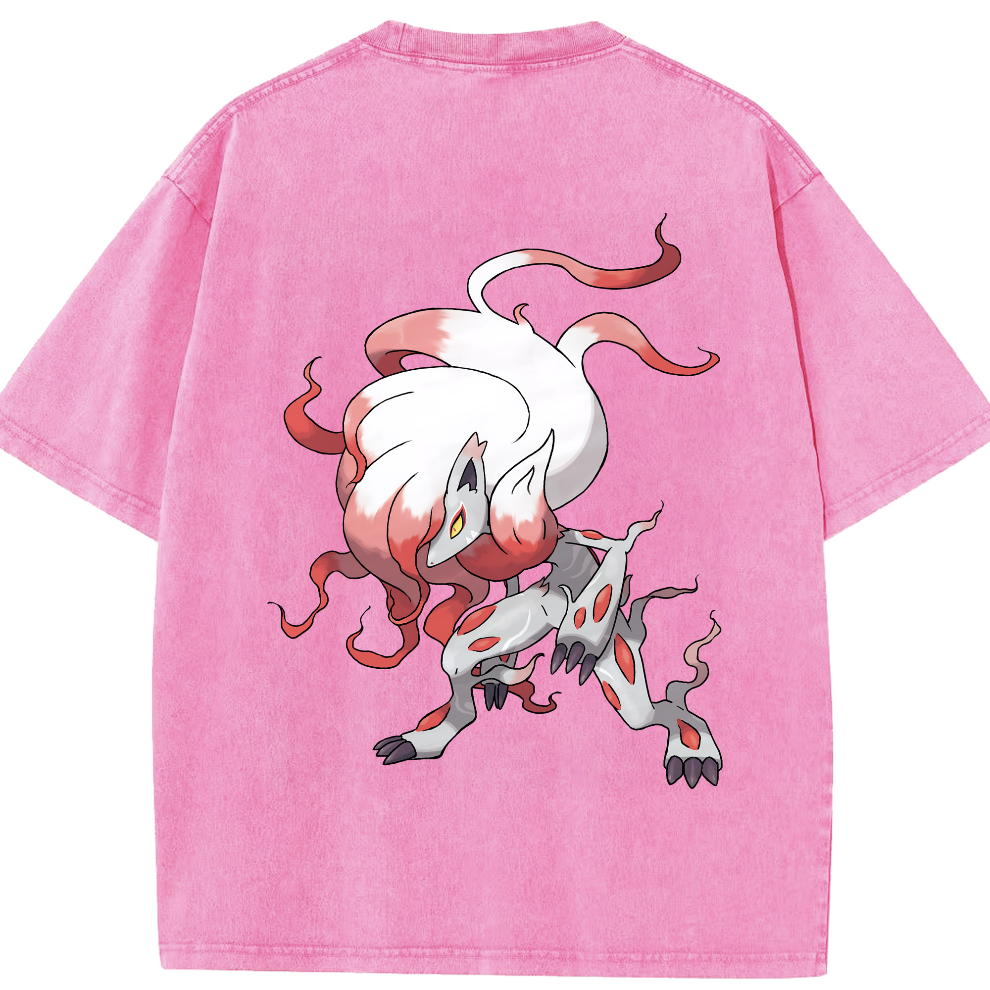 （画像用） ポケットモンスター Pokémon 綿100% ヴィンテージ風 半袖Tシャツ（背面プリント）